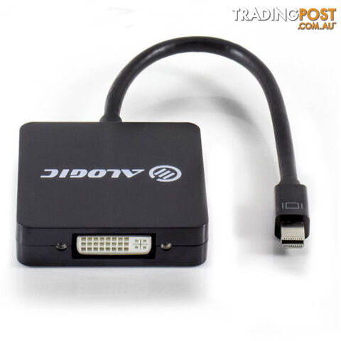 ALOGIC MDP-DPDVIHD-ADP 3-in-1 Mini DisplayPort to DisplayPort HDMI DVI Adapter - Alogic - 9350784010162 - MDP-DPDVIHD-ADP