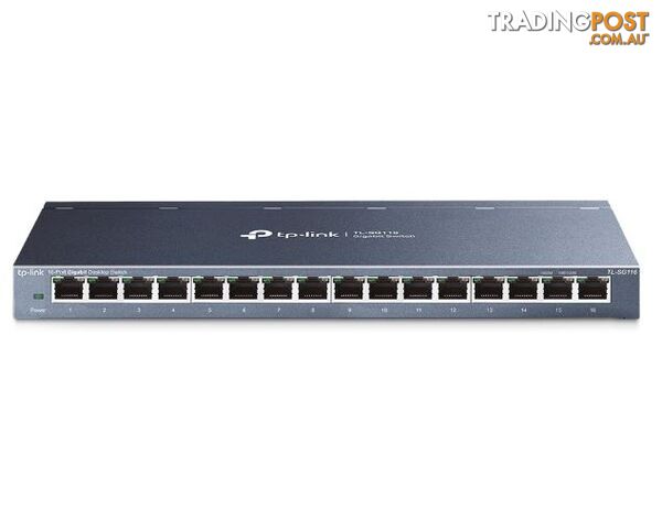 TP-Link TL-SG116 16-Port Gigabit Desktop Switch - TP-Link - 6935364084325 - TL-SG116