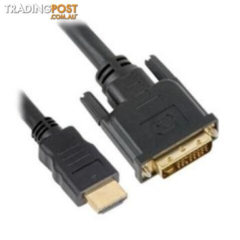 1.8m HDMI Male to DVI-D Male Cable - Generic - 9320300511947 - CAB-HDMI-ASMM18