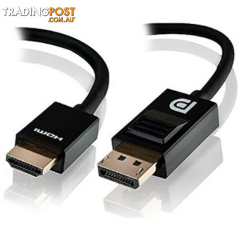 Alogic 1 Meter DisplayPort to HDMI (M-M) Cable DP-HDMI-01-MM - Alogic - 9319865836145 - DP-HDMI-01-MM