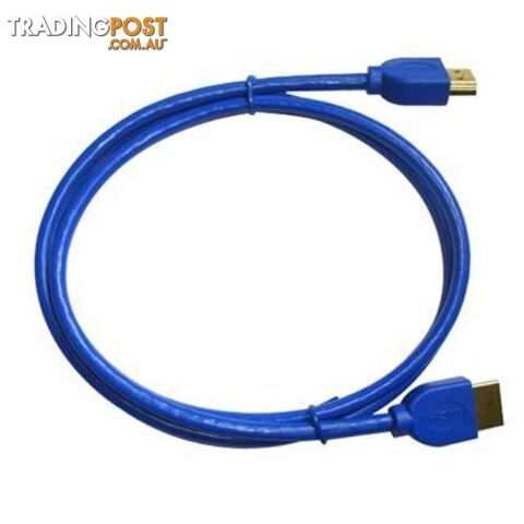 Flat HDMI 3M High Speed Cable Dark Blue Color 3MHDMIBC - Generic - 6940592209020 - 3MHDMIBC