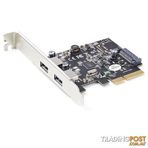 Startech PEXUSB312A3 2-Port USB PCIe Card 10Gbps/Port - StarTech - 65030887427 - PEXUSB312A3
