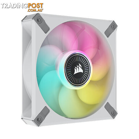 Corsair CO-9050116-WW iCUE ML120 RGB ELITE Premium 120mm PWM Magnetic Levitation Fan White Single Pack - Corsair - 840006640110 - CO-9050116-WW