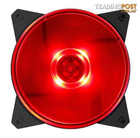 Cooler Master R4-C1DS-12FR-R1 MF120L 120mm Red LED Fan - Cooler Master - 884102036552 - R4-C1DS-12FR-R1