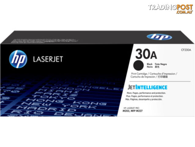 HP CF230A 30A Black LaserJet Toner Cartridge,1600 pg - HP - 889894797452 - CF230A