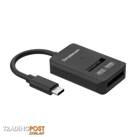 Simplecom SA506 NVMe/SATA dual Protocol M.2 SSD to USB-C Adapter Converter -...