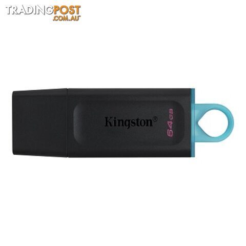 Kingston DTX/64GB 64GB USB3.2 Gen 1 DataTraveler Exodia (Black + Teal) - Kingston - 740617211726 - DTX/64GB