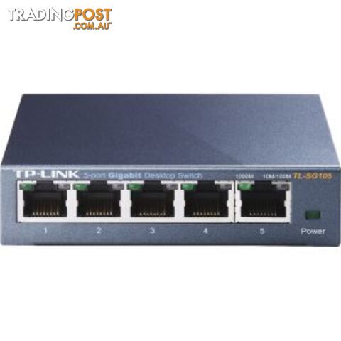 TP-Link TL-SG105 10/100/1000Mbps  5-Port Gigabit Desktop Switch - TL-SG105 - TP-Link - 845973021146 - TL-SG105