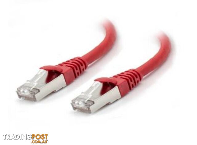 Alogic C6A-0.3-Red-SH 0.3m Red 10GbE Shielded CAT6A LSZH  Network Cable - Alogic - 9350784010919 - C6A-0.3-Red-SH