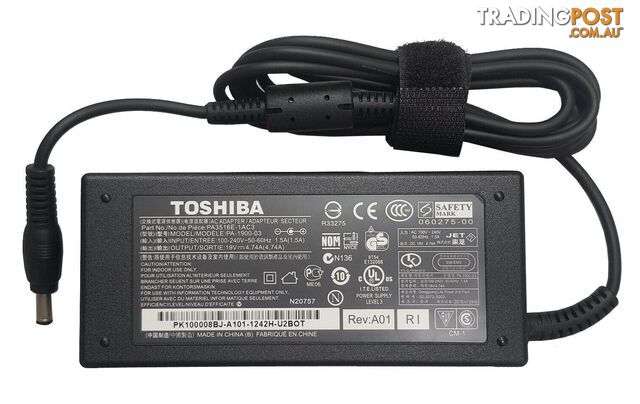 Genuine Toshiba C850 Charger 90W 5.5mm x 2.5mm - Toshiba