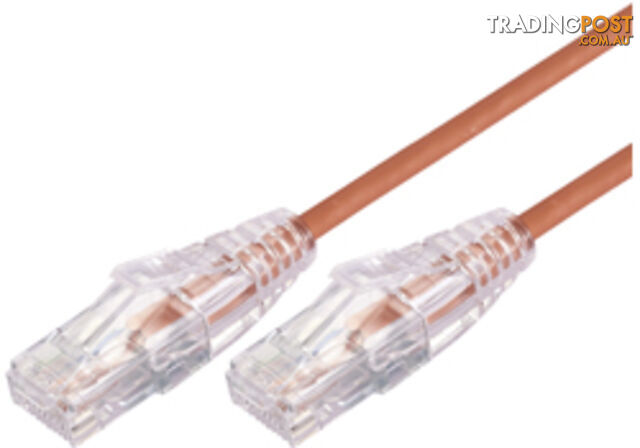 Comsol UTP-1.5-C6A-UT-ORA 1.5m RJ45 Cat 6A Ultra Thin Patch Cable - Orange -...