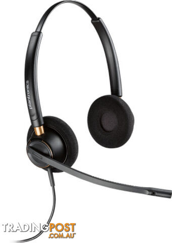 Plantronics 89434-01 EncorePro HW520 Headset OTH Binaural - Plantronics - 017229144712 - 89434-01