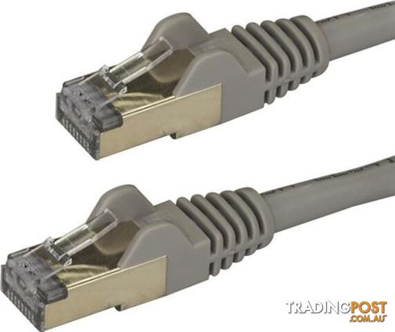 StarTech 6ASPAT3MGR 3m Grey Cat6a Ethernet Cable - STP - StarTech - 065030873161 - 6ASPAT3MGR