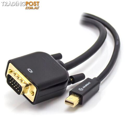 Alogic MDP-VGA-02-MM 2m Mini DisplayPort to VGA Cable Male to Male - Alogic - 9319897845986 - MDP-VGA-02-MM