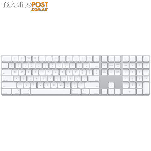 Apple MQ052ZA/A Magic Keyboard with Numeric Keypad US English Silver - Apple - 019321791184 - MQ052ZA/A