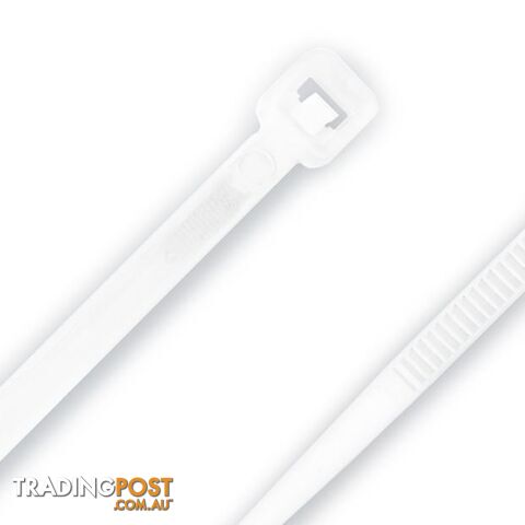 Alogic NC136WHT Ty-It Nylon Cable Tie White 140mm X 3.6mm - (Bag of 100) -...