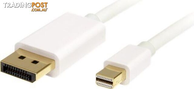 StarTech MDP2DPMM2MW 2m Mini DisplayPort to DisplayPort Cable - StarTech - 065030846141 - MDP2DPMM2MW