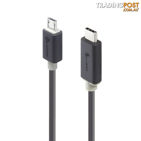 Alogic U2-TCMCB01-MM 1m USB 2.0 USB-C to Micro USB-B Cable Male to Male - Alogic - 9319298214572 - U2-TCMCB01-MM