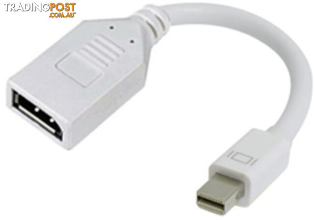 Comsol MD-DP-AD 20cm Mini DisplayPort Male to DisplayPort Female Adapter -...