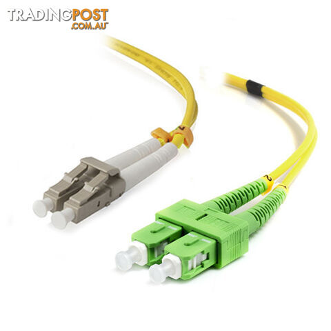 Alogic SCALC-10-OS2 10M SCA-LC Single Mode Duplex LSZH Fibre Cable 09/125 OS2 -...