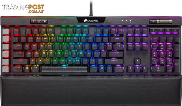 Corsair CH-9127411-NA K95 RGB PLATINUM XT Mechanical Gaming Keyboard, Cherry MX Blue - Corsair - 840006617563 - CH-9127411-NA