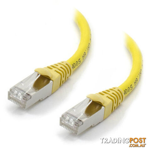 Alogic C6A-01-Yellow-SH 1m Yellow 10G Shielded CAT6A LSZH Network Cable - Alogic - 9350784005977 - C6A-01-Yellow-SH