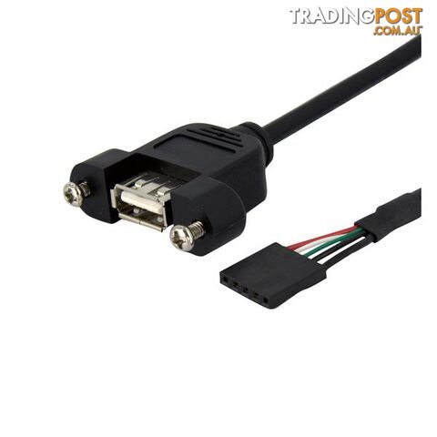 StarTech USBPNLAFHD3 3ft Panel Mount USB A / USB Header Cable - StarTech - 065030852081 - USBPNLAFHD3