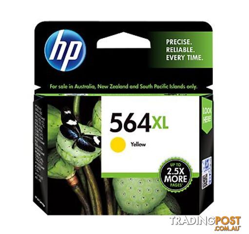 HP No.564 XL CB325WA High Yield Yellow Original Ink Cartridge - HP - 193424494804 - CB325WA