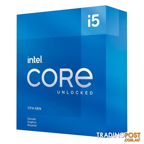 Intel BX8070811600KF Core i5-11600KF 6-Core LGA 1200 3.9GHz Unlocked CPU - Intel - 5032037215558 - BX8070811600KF