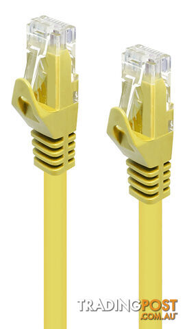 Alogic 2.5m Yellow CAT6 Network Cable C6-2.5-Yellow - Alogic - 9350784008428 - C6-2.5-Yellow