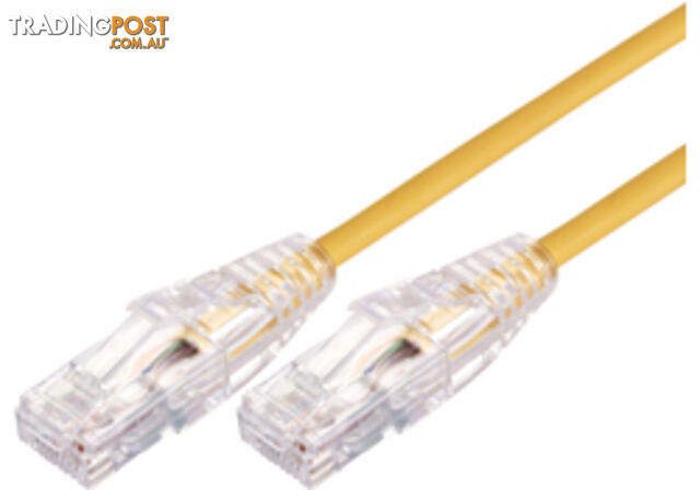 Comsol UTP-05-C6A-UT-YEL 5m RJ45 Cat 6A Ultra Thin Patch Cable - Yellow - Comsol...