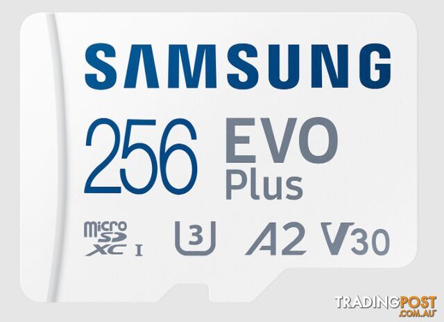 Samsung MB-MC256KA/APC 256GB EVO Plus Micro SD /w Adapter - Samsung - 8806092392946 - MB-MC256KA/APC