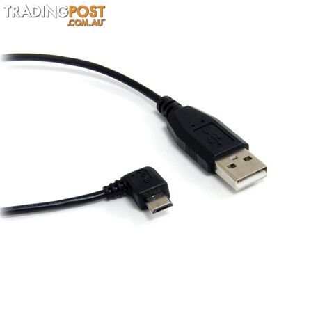 StarTech UUSBHAUB3RA 3ft USB to Right Angle Micro USB Cable - StarTech -...