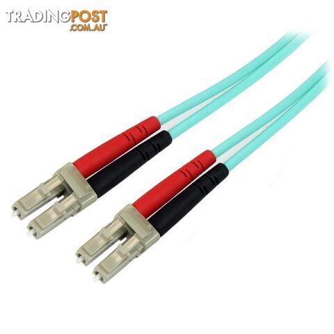 StarTech A50FBLCLC1 1m 10 Gb Aqua MM Fiber Patch Cable LC/LC - StarTech - 065030827065 - A50FBLCLC1