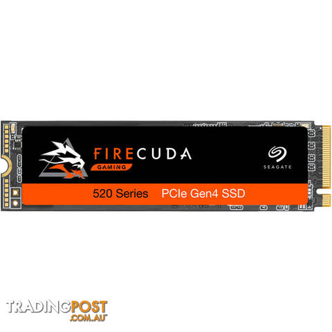 Seagate ZP1000GM3A002 1TB FIRECUDA 520 SSD M.2 NVME - Seagate - 8719706020008 - ZP1000GM3A002