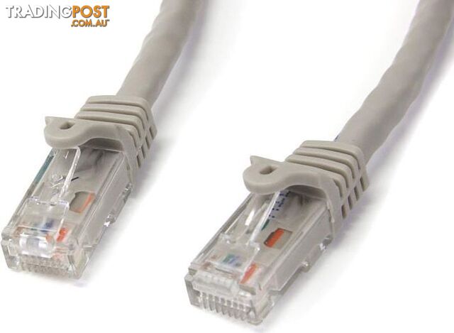 StarTech N6PATC10MGR 10m Gray Snagless UTP Cat6 Patch Cable - StarTech -...