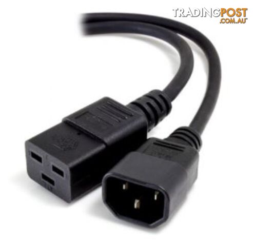 Alogic MF-C14C19-01 1M Power Extension Cord (IEC320C14 to IEC320C19) - Alogic - 9350784016836 - MF-C14C19-01