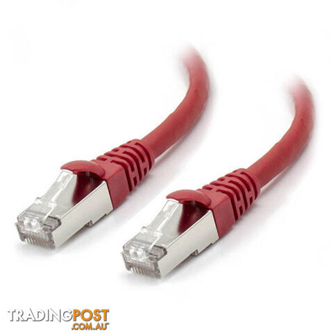 Alogic C6A-1.5-Red-SH 1.5m Red 10GbE Shielded CAT6A LSZH Network Cable - Alogic - 9350784007766 - C6A-1.5-Red-SH
