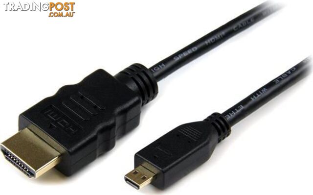 StarTech HDADMM2M 2m High Speed HDMI to HDMI Micro Cable - StarTech - 065030846967 - HDADMM2M