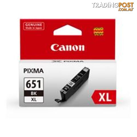 Canon CLI651XL Black Catridge CLI651XLBK - Canon - 4960999905174 - CLI651XLBK