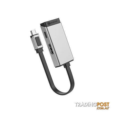 ALOGIC ULCHDPD-SGR Magforce DUO 2-IN-1 Adapter (USB-C to HDMI + 100W Power Delivery) - Alogic - 9350784023261 - ULCHDPD-SGR