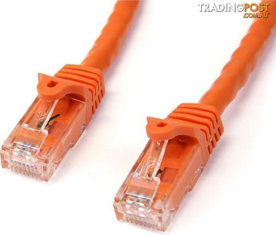 StarTech N6PATC2MOR 2m Orange Snagless UTP Cat6 Patch Cable - StarTech -...