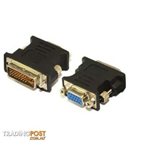 Alogic DVI-I Male to HD15 VGA Female Video Adapter DVI-VGA-MF - Alogic - 9319866027689 - DVI-VGA-MF