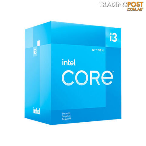 Intel BX8071512100F Core i3-12100F LGA1700 Processor (12M Cache, up to 4.30 GHz) - Intel - 735858503877 - BX8071512100F