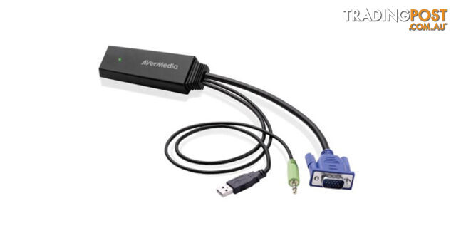 AVerMedia 61ET1100A0AE ET110 Video Adapter, VGA to HDMI Output - AVerMedia - 795522964540 - 61ET1100A0AE