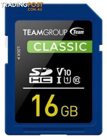 Team TSDHC16GIV1001 Classic SD Memory Card 16 GB - Team - 765441047679 - TSDHC16GIV1001