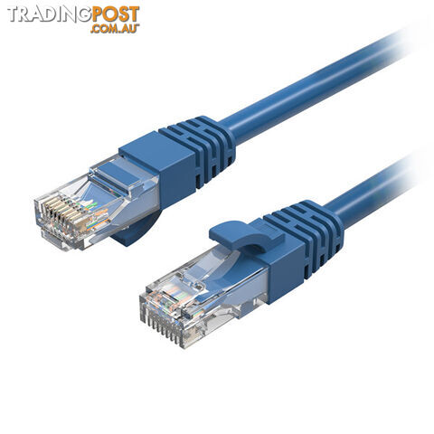 Cruxtec RC6-003-BL 30cm 26AWG OFC(Oxygen Free Copper) CAT6 Network Cable - Cruxtec - 0787303419806 - RC6-003-BL