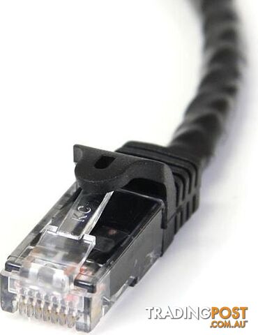 StarTech N6PATC3MBK 3m Black Snagless Cat6 UTP Patch Cable - StarTech -...