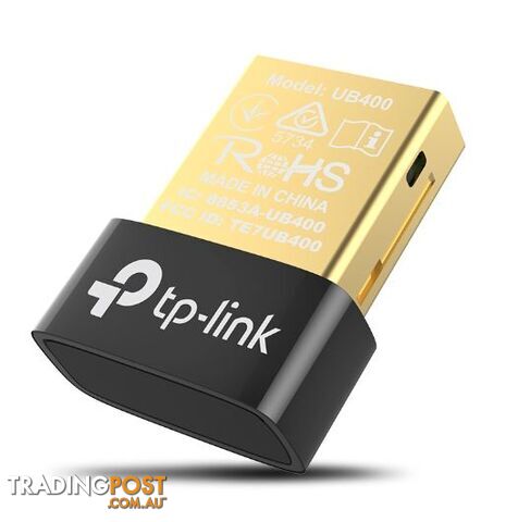 TP-Link UB400 BLUETOOTH 4.0 NANO USB ADAPTER - TP-Link - 6935364099664 - UB400