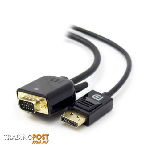 Alogic DP-VGA-03-MM SmartConnect 3m DisplayPort to VGA Cable - M to M - Alogic -...